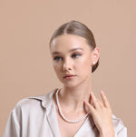 Sıralı Doğal İnci Küpe Kolye İkili Set | | Birinci1926