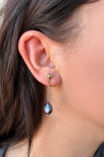 Doğal Barok İncili Zincir Küpe | | Birinci1926