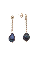 Doğal Barok İncili Zincir Küpe | | Birinci1926