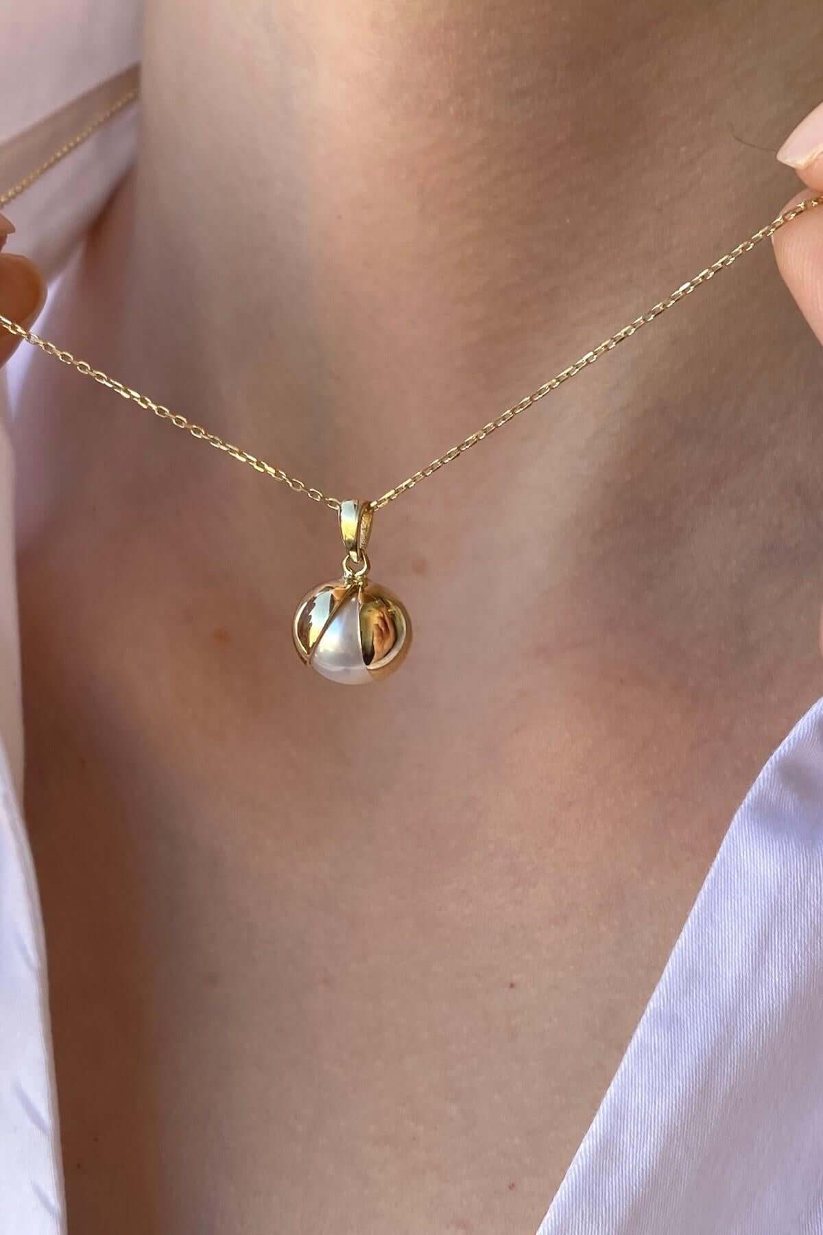 Doğal İnci Küpe Kolye Yüzük Üçlü Set | | Birinci1926