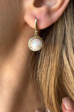 Doğal İnci Küpe Kolye Yüzük Üçlü Set | | Birinci1926