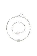 Barok Doğal İnci Kolye Bileklik İkili Set | | Birinci1926