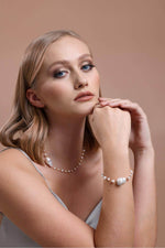 Barok Doğal İnci Kolye Bileklik İkili Set | | Birinci1926