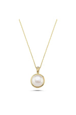 Zirkon Taşlı Doğal İncili Kolye | | Birinci1926