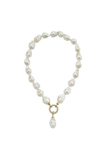 Halka Kilitli Barok Doğal İnci Kolye | | Birinci1926