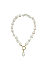 Halka Kilitli Barok Doğal İnci Kolye | | Birinci1926