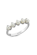 İnce Tırnak Beş Doğal İncili Yüzük | | Birinci1926