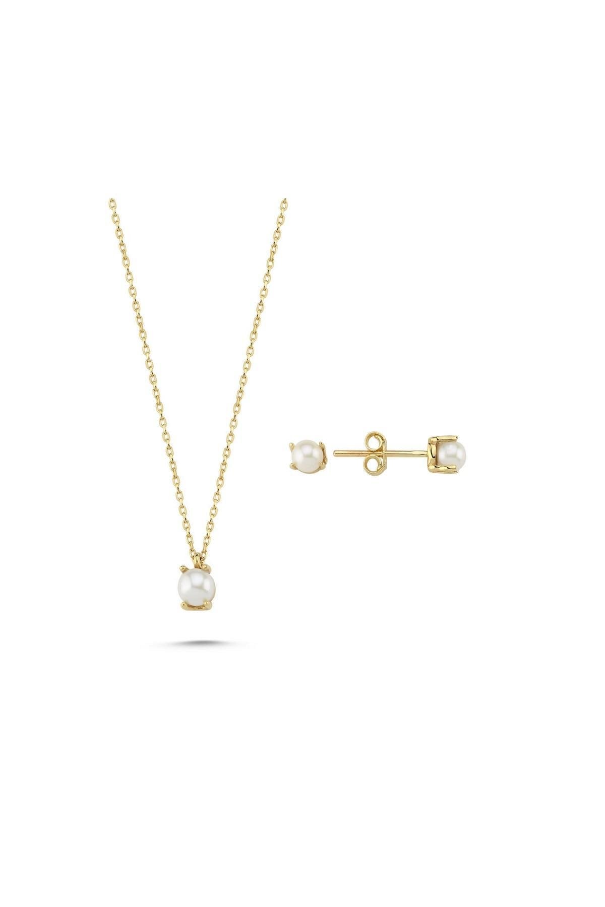 İncili Küpe Kolye İkili Set | | Birinci1926