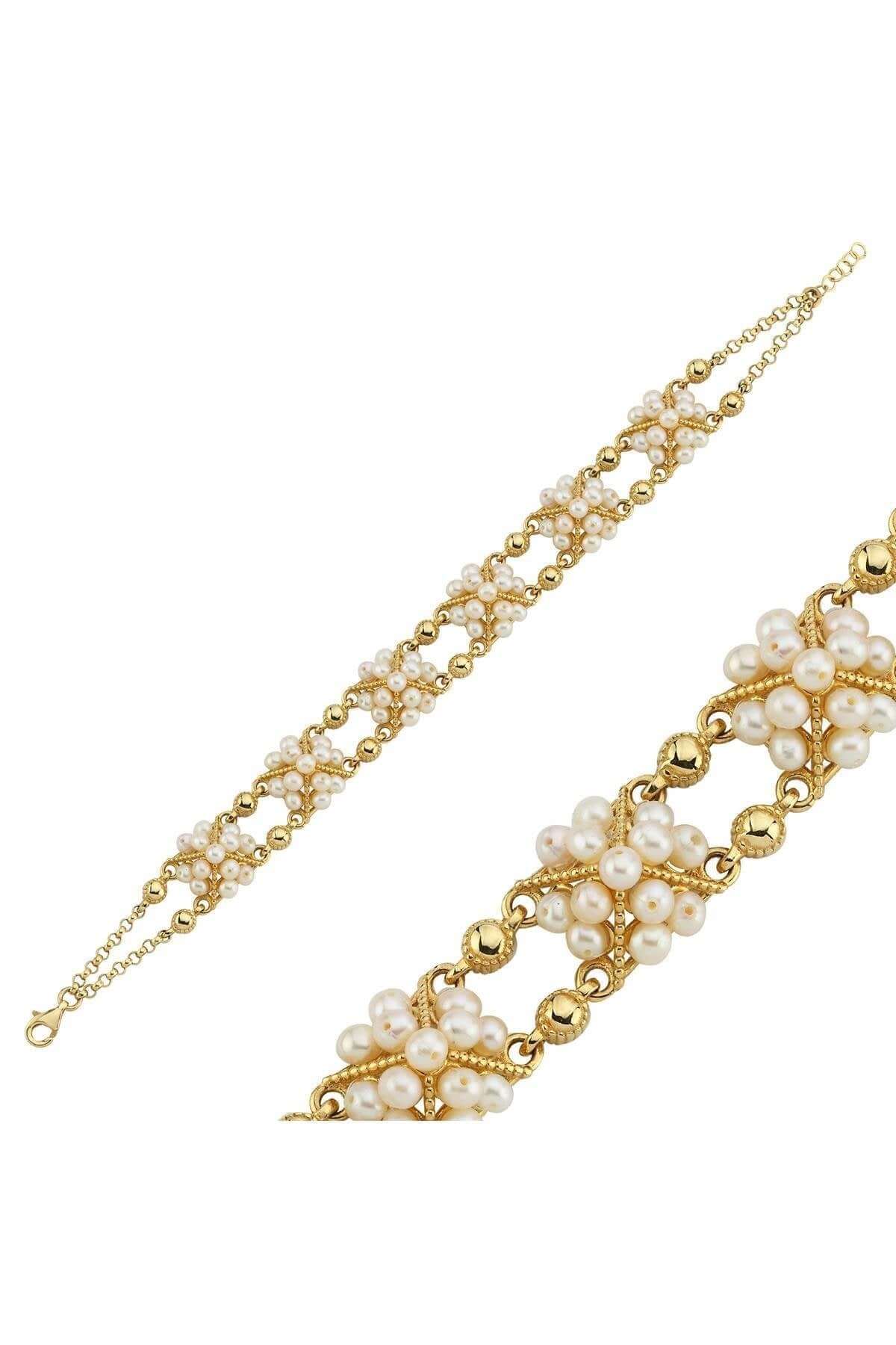 Piramit Model Doğal İnci Bileklik | | Birinci1926