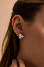 Zirkon Taşlı Doğal İnci Küpe | | Birinci1926