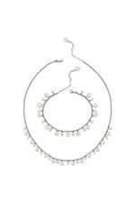 Doğal İnci Sallantılı Kolye Bileklik İkili Set | | Birinci1926