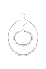 Doğal İnci Sallantılı Kolye Bileklik İkili Set | | Birinci1926