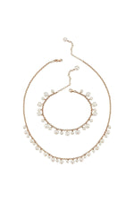 Doğal İnci Sallantılı Kolye Bileklik İkili Set | | Birinci1926