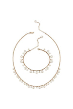 Doğal İnci Sallantılı Kolye Bileklik İkili Set | | Birinci1926