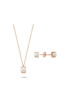 Doğal İncili Küpe Kolye İkili Set | | Birinci1926