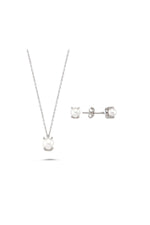 Doğal İncili Küpe Kolye İkili Set | | Birinci1926