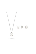 Doğal İncili Küpe Kolye İkili Set | | Birinci1926