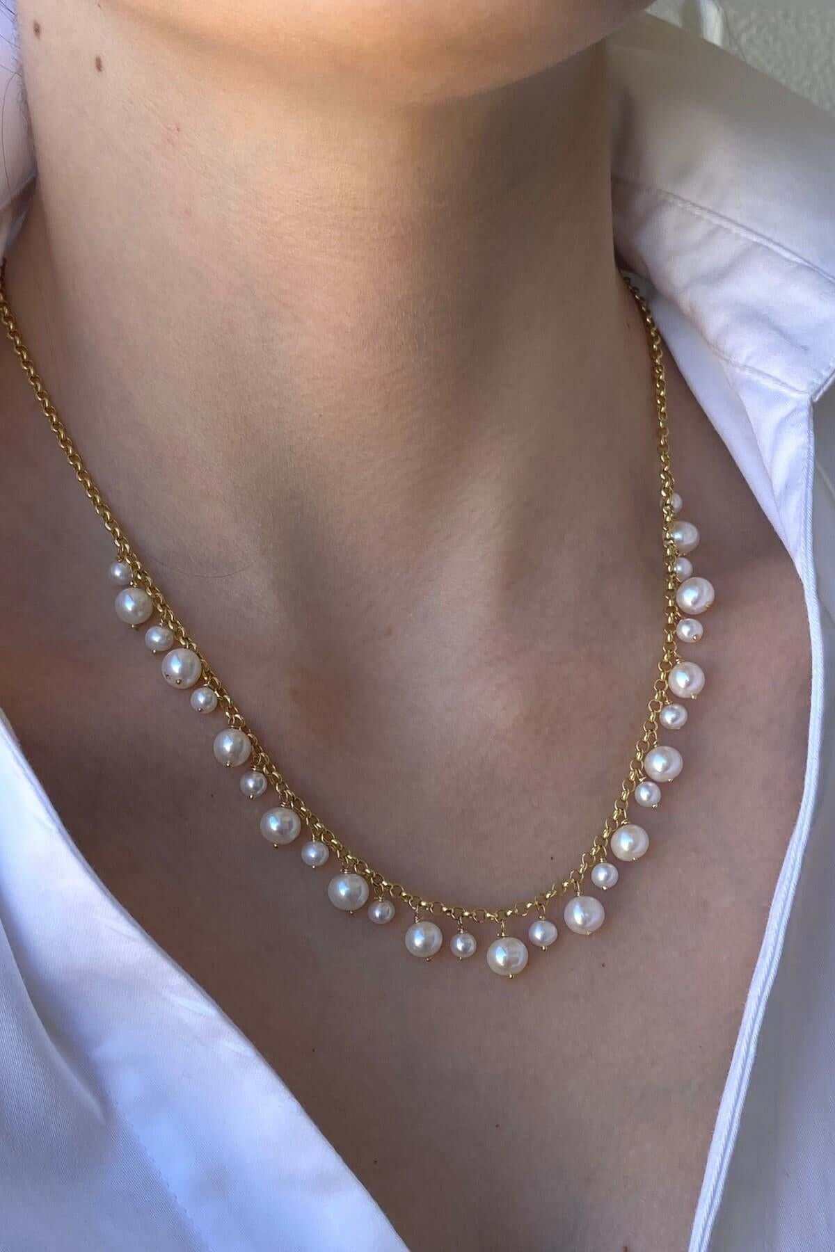 Doğal İncili Sallantılı Kolye | | Birinci1926