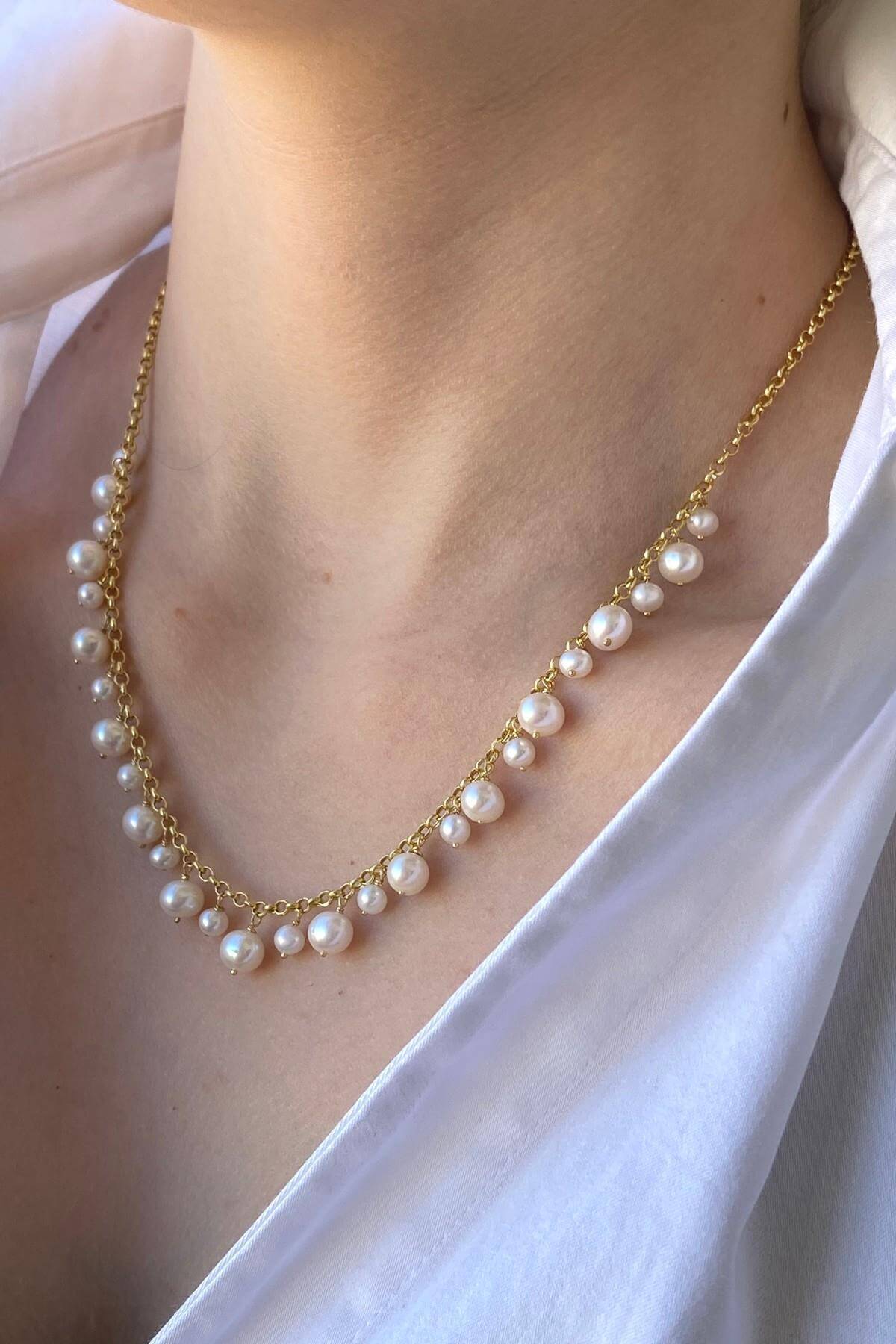 Doğal İncili Sallantılı Kolye | | Birinci1926