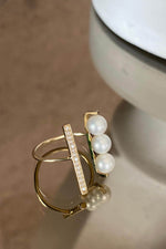 Doğal Üç Sıralı İncili Yüzük | | Birinci1926