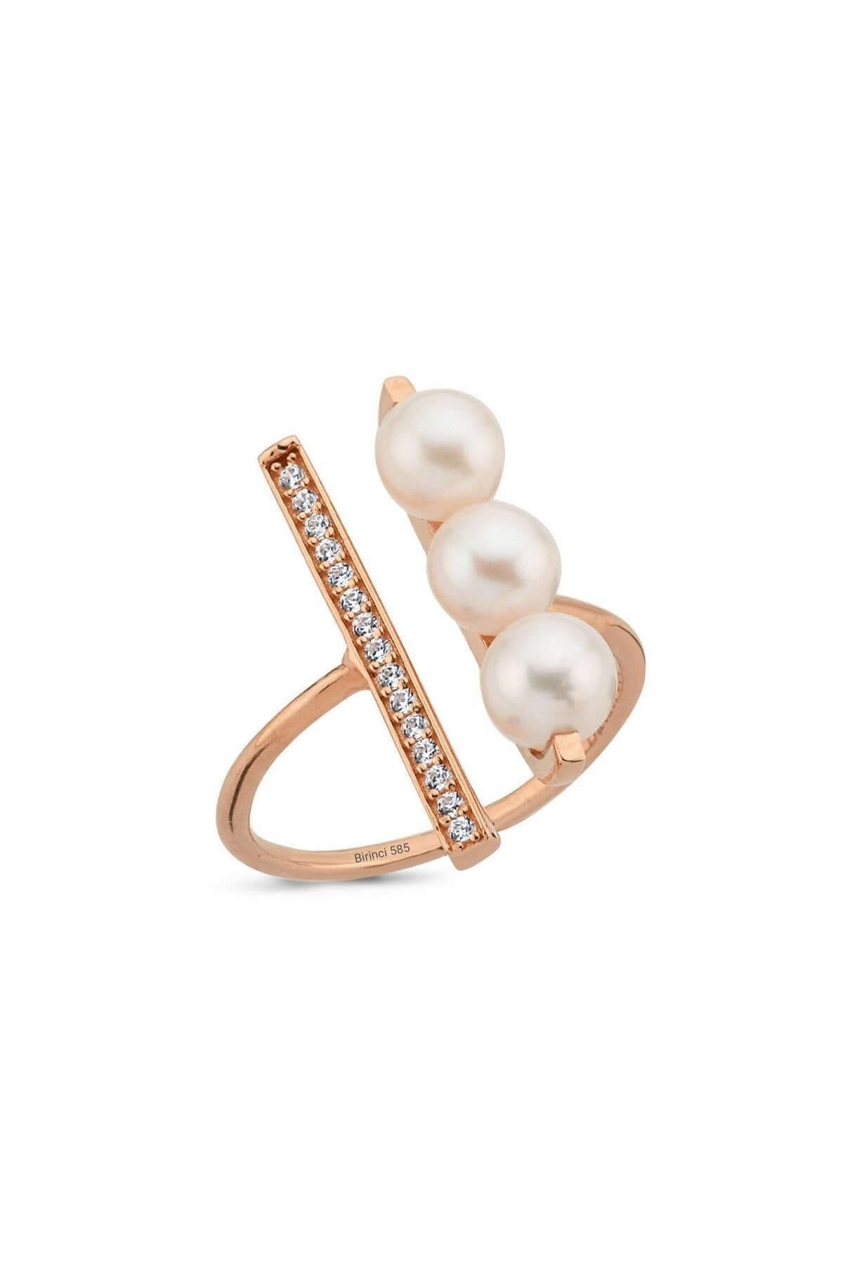 Doğal Üç Sıralı İncili Yüzük | | Birinci1926