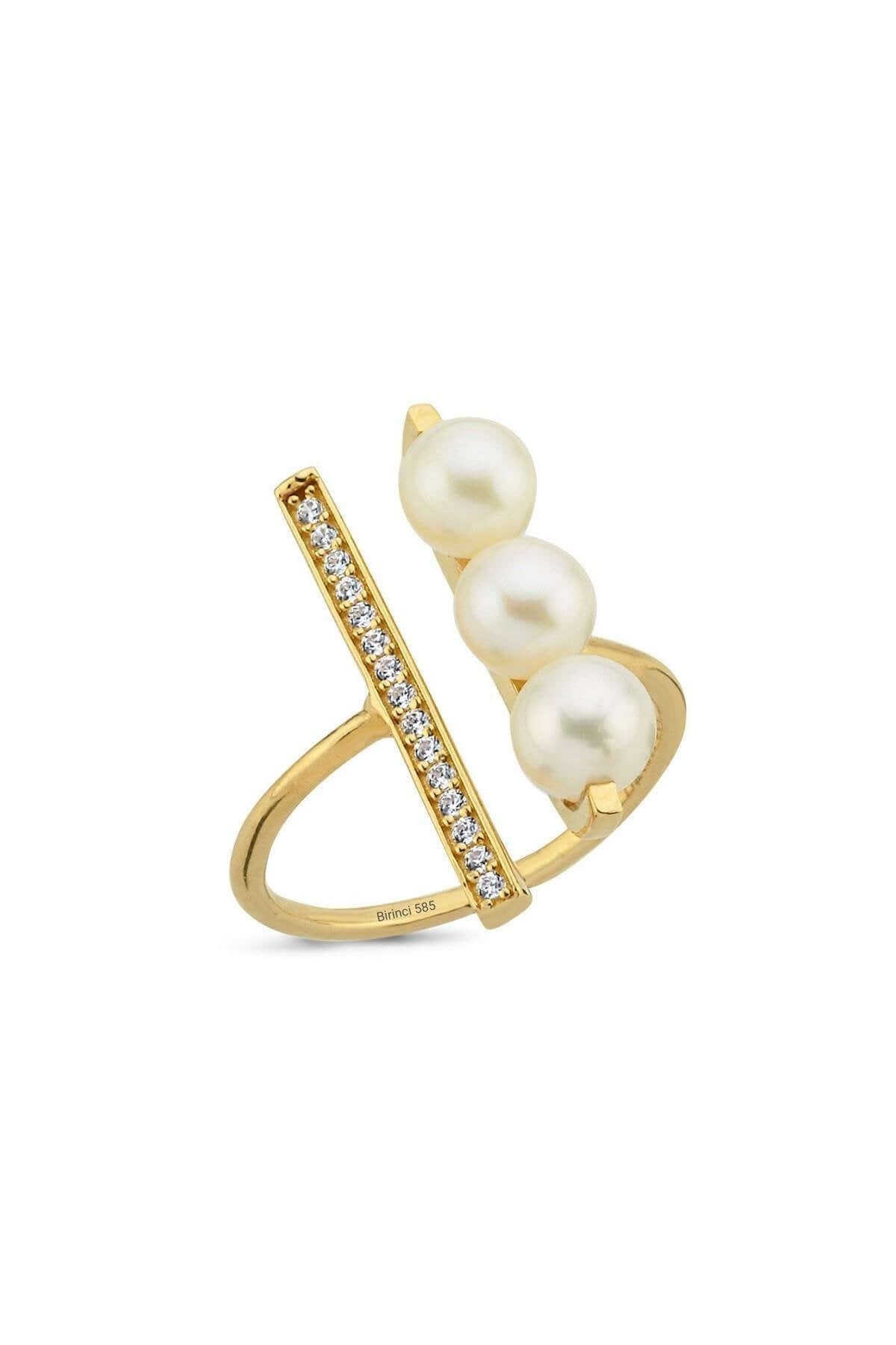 Doğal Üç Sıralı İncili Yüzük | | Birinci1926