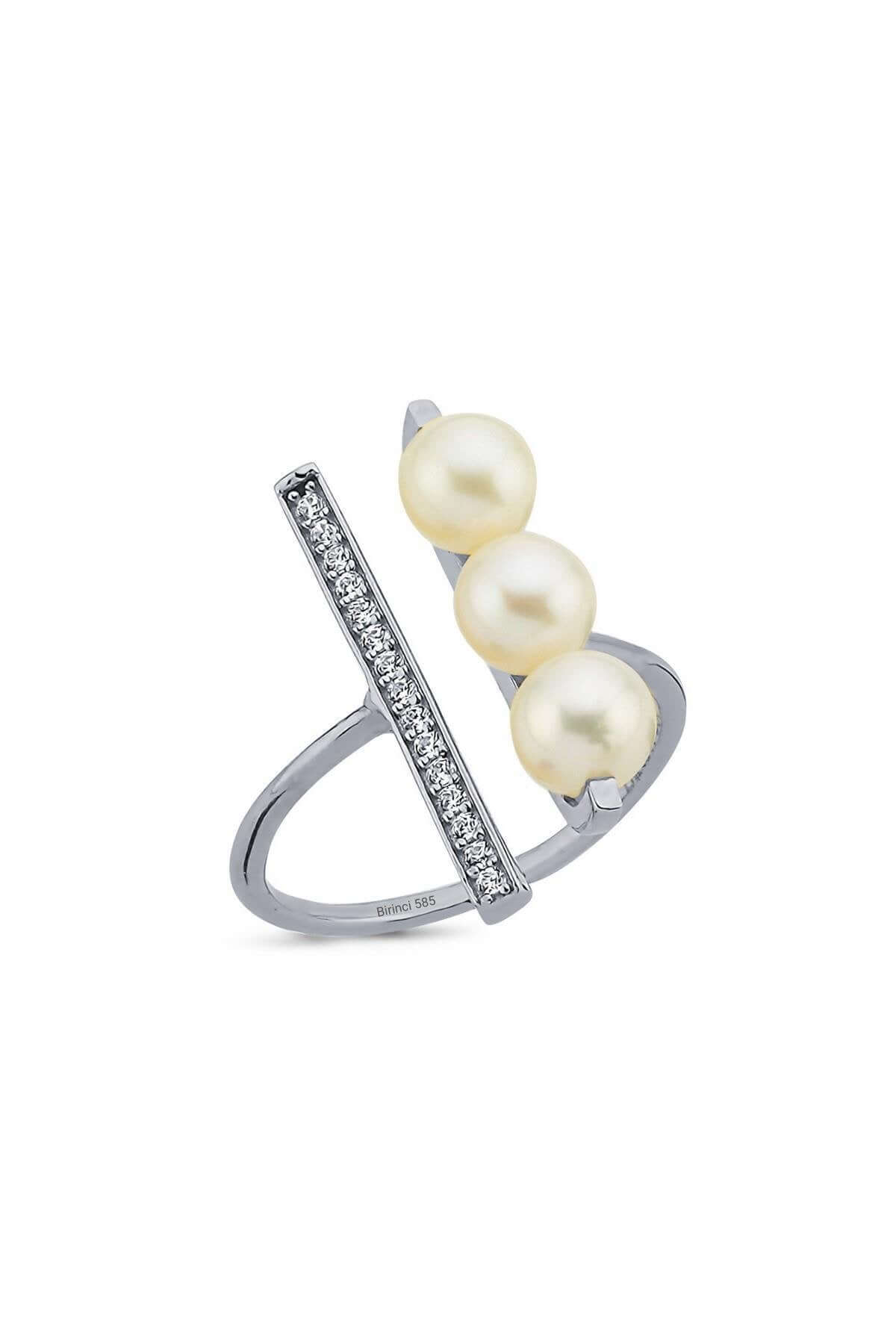 Doğal Üç Sıralı İncili Yüzük | | Birinci1926