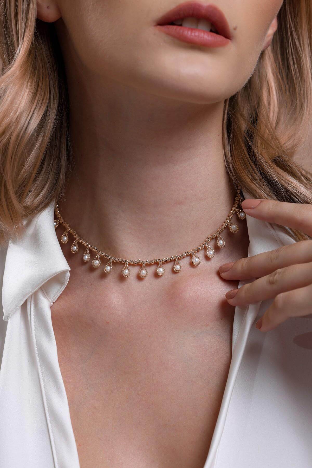 Dorikalı Sallantılı Doğal İnci Kolye | | Birinci1926