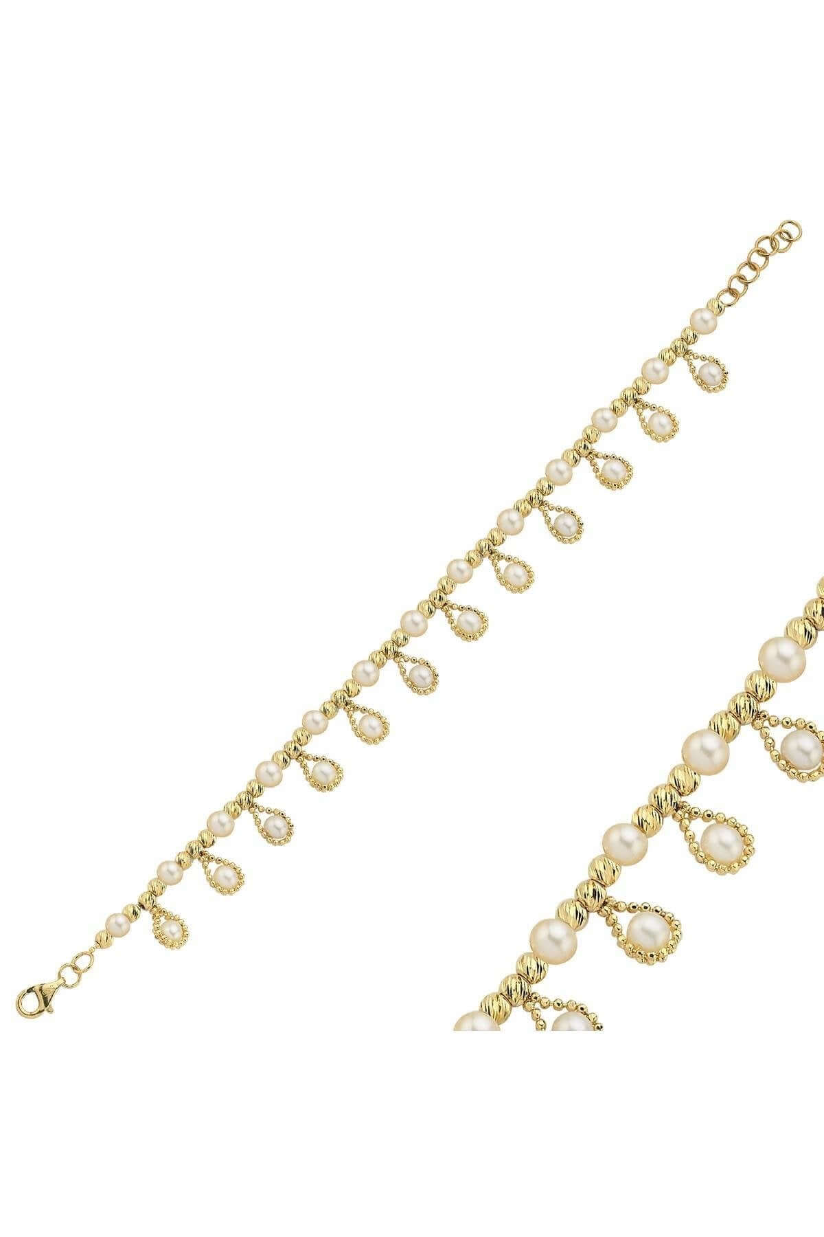 Dorikalı Sallantılı Doğal İnci Bileklik | | Birinci1926