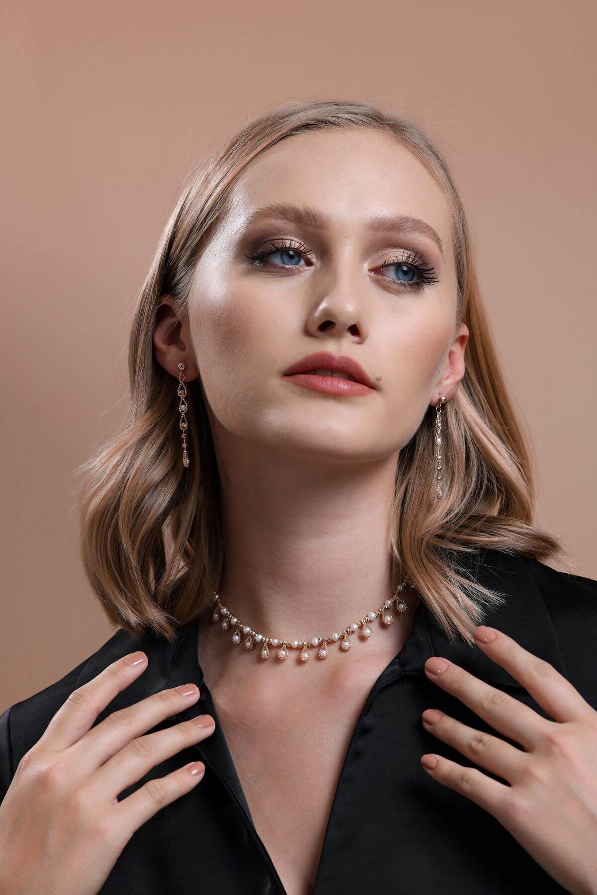 Dorikalı Sallantılı Doğal İncili Kolye | | Birinci1926