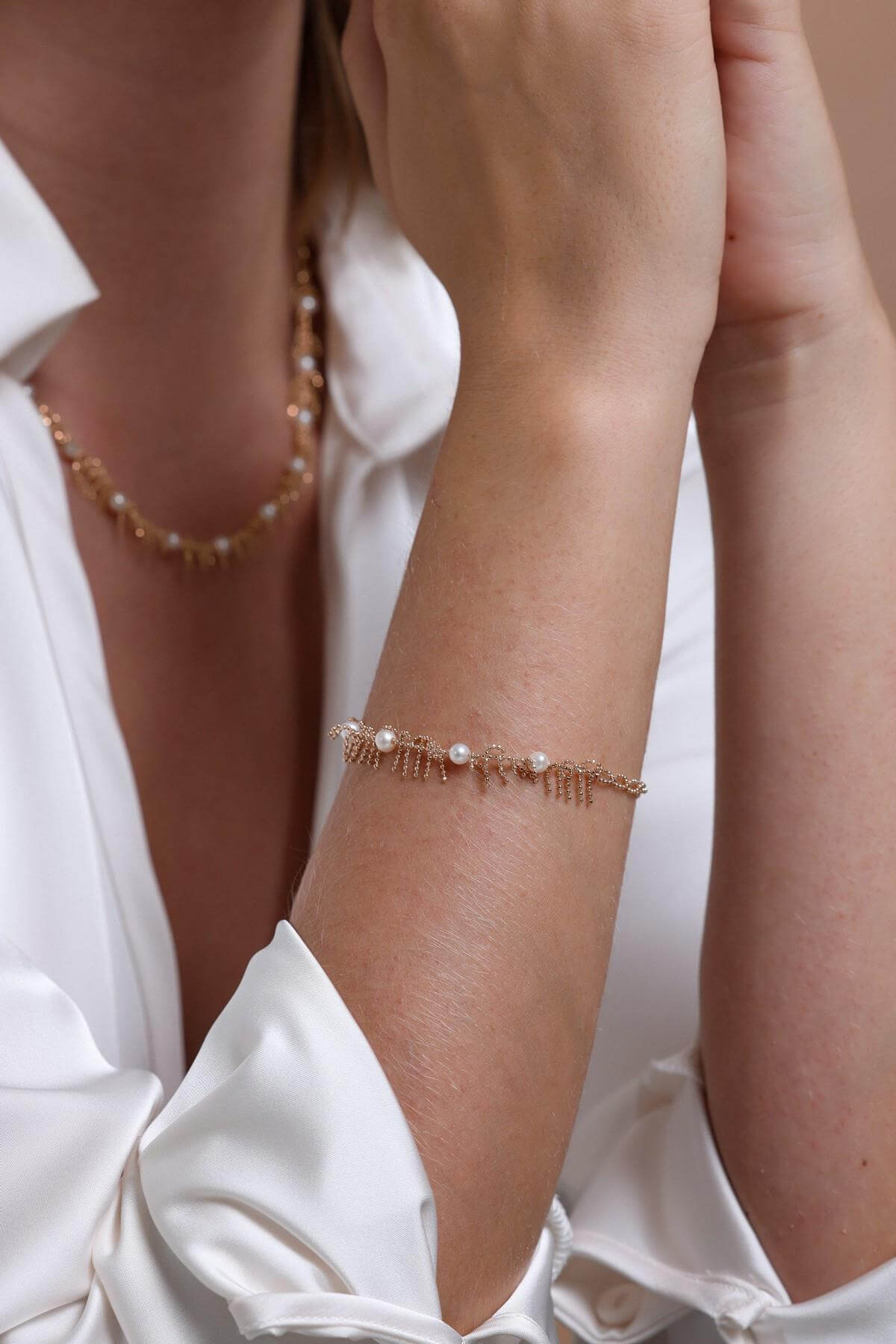 Kılçık Model Doğal İncili Bileklik | | Birinci1926