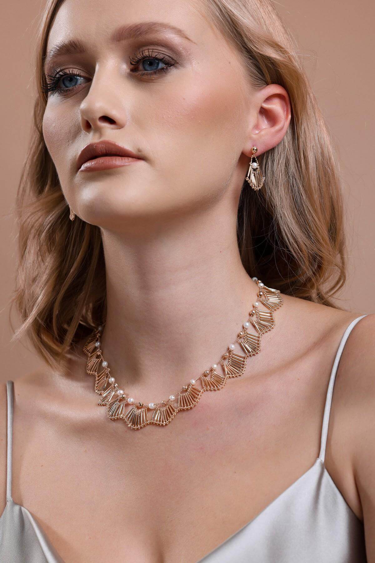 Yelpaze Modelli Doğal İnci Kolye | | Birinci1926