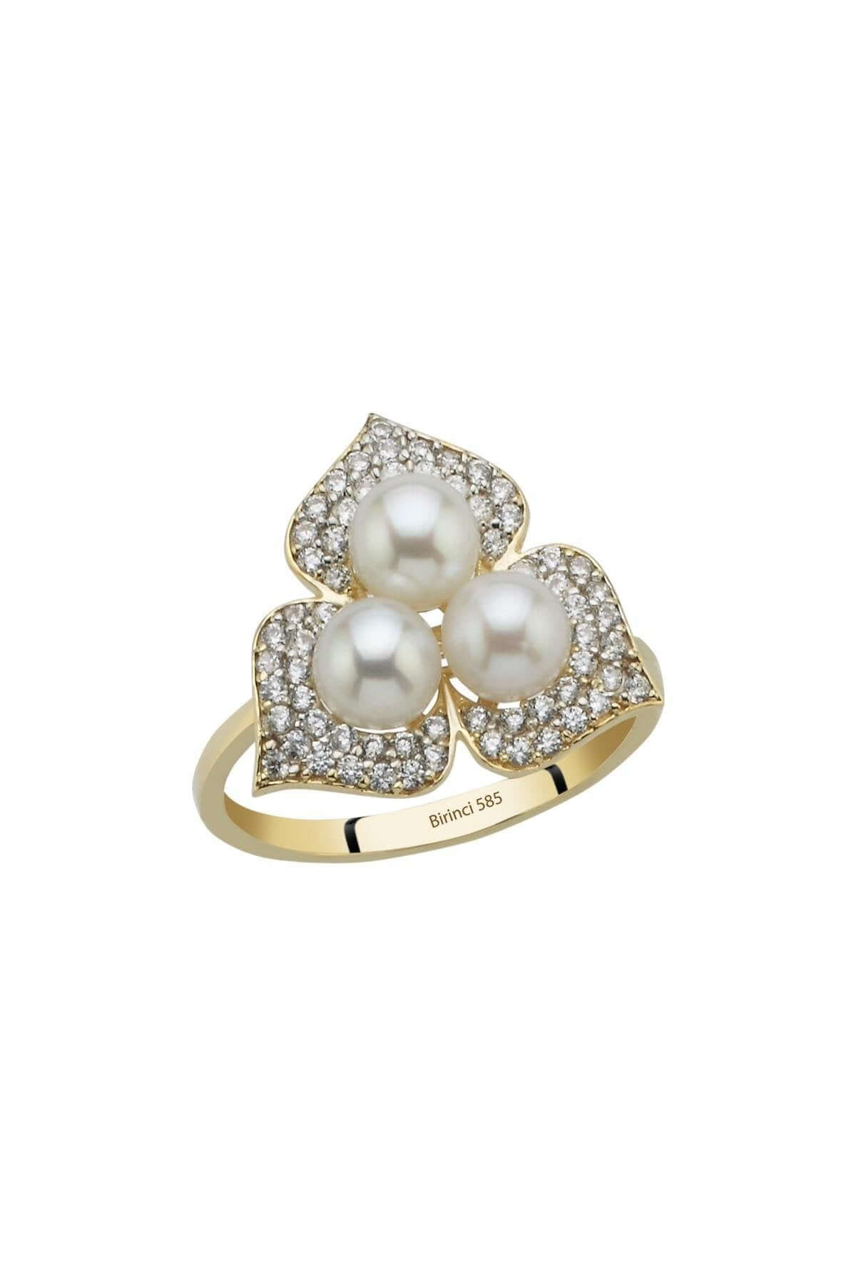 Zirkon Taşlı Doğal İnci Yüzük | | Birinci1926