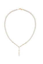 Baget Zirkon Taşlı Doğal İnci Kolye | | Birinci1926