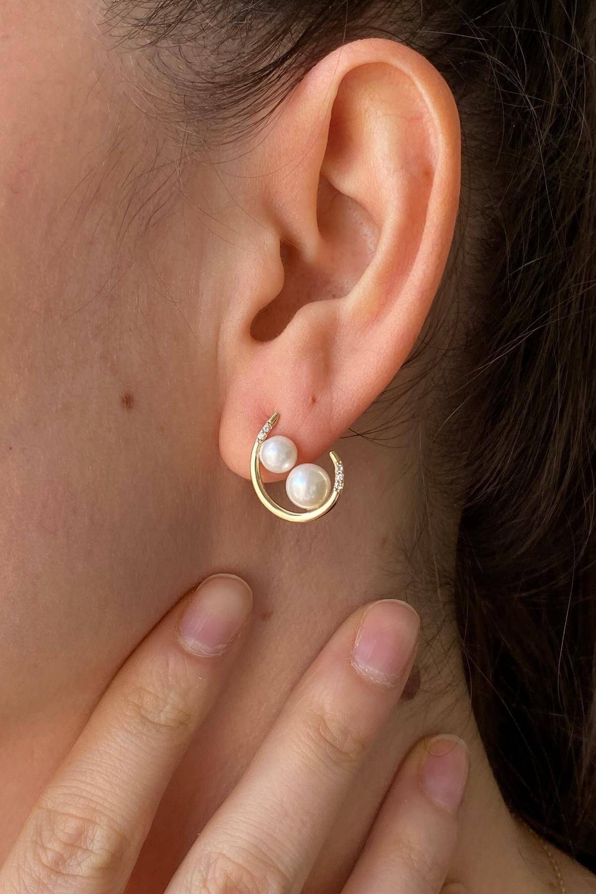 Çift Doğal İnci Küpe | | Birinci1926