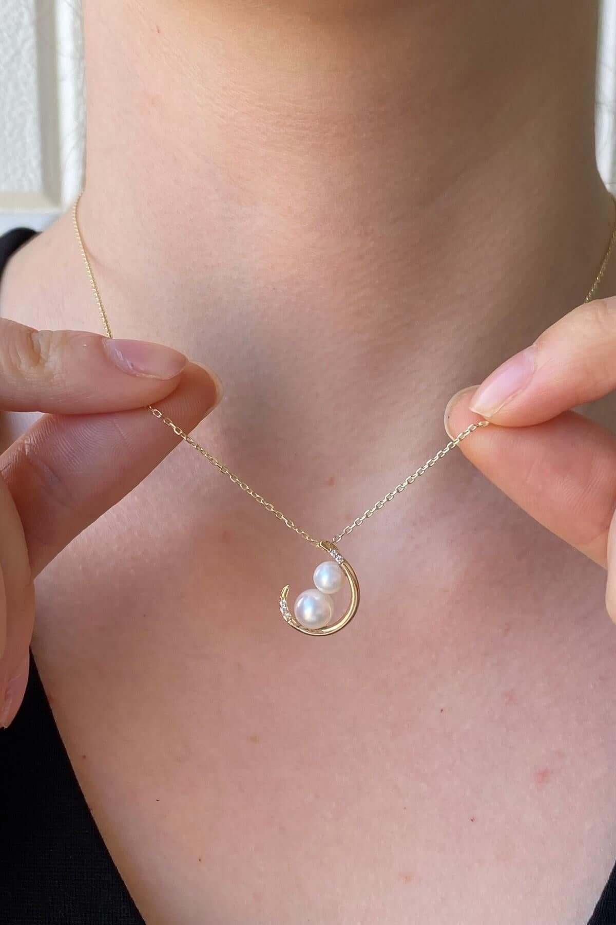 Çift Doğal İncili Kolye | | Birinci1926