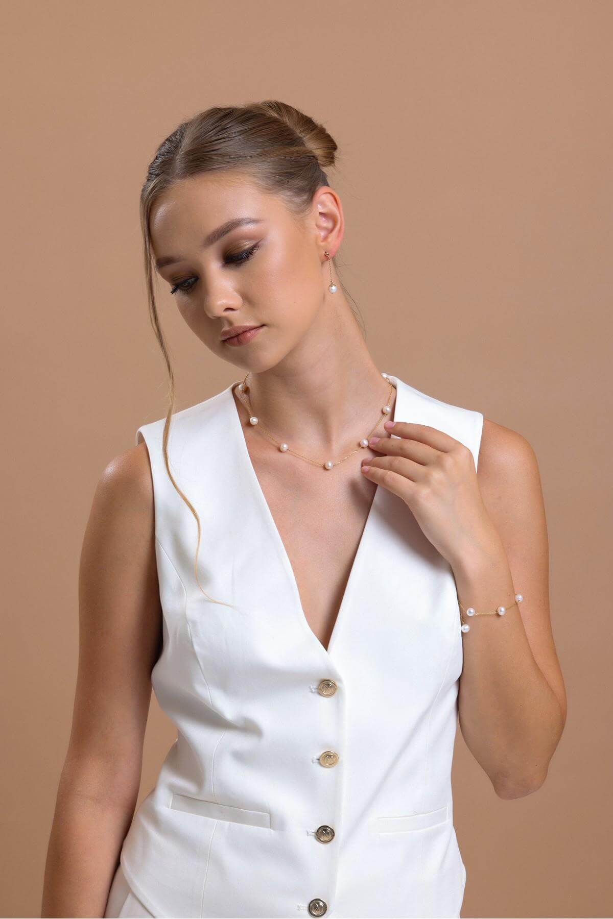 Çıtır Doğal İnci Zincir Kolye | | Birinci1926