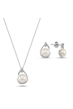 Damla Doğal İnci Küpe Kolye İkili Set | | Birinci1926