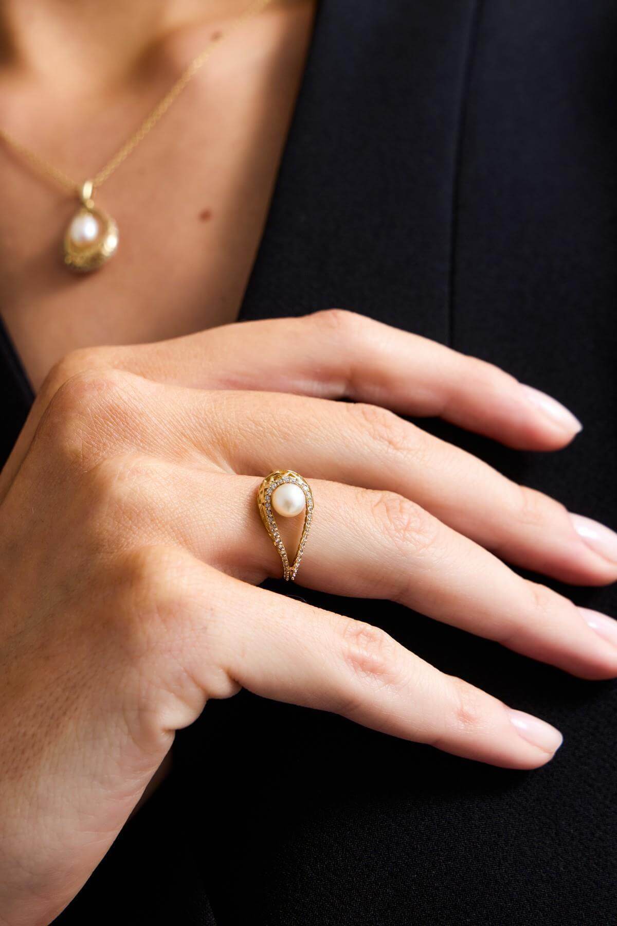 Damla Doğal İnci Yüzük | | Birinci1926