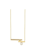 Doğal İnci Zirkon Taşlı Kolye | | Birinci1926