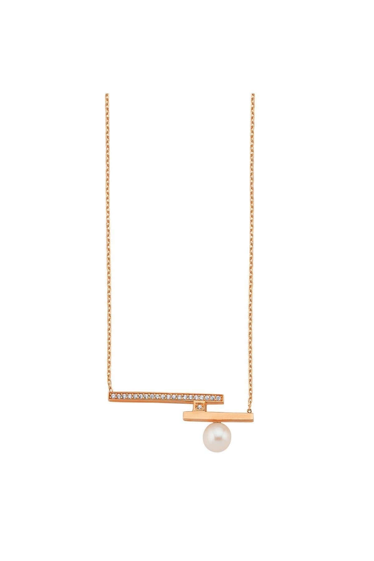 Doğal İnci Zirkon Taşlı Kolye | | Birinci1926