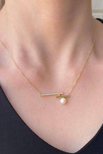 Doğal İnci Zirkon Taşlı Kolye | | Birinci1926