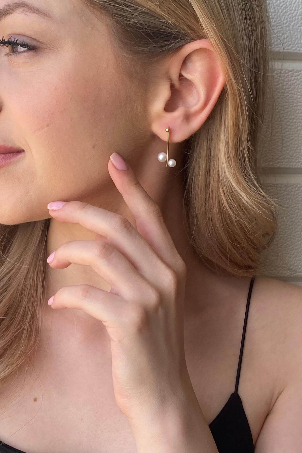 Doğal Tatlı Su İncisi Küpe | | Birinci1926