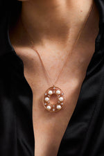 Halka Tasarımlı Doğal İnci Kolye | | Birinci1926