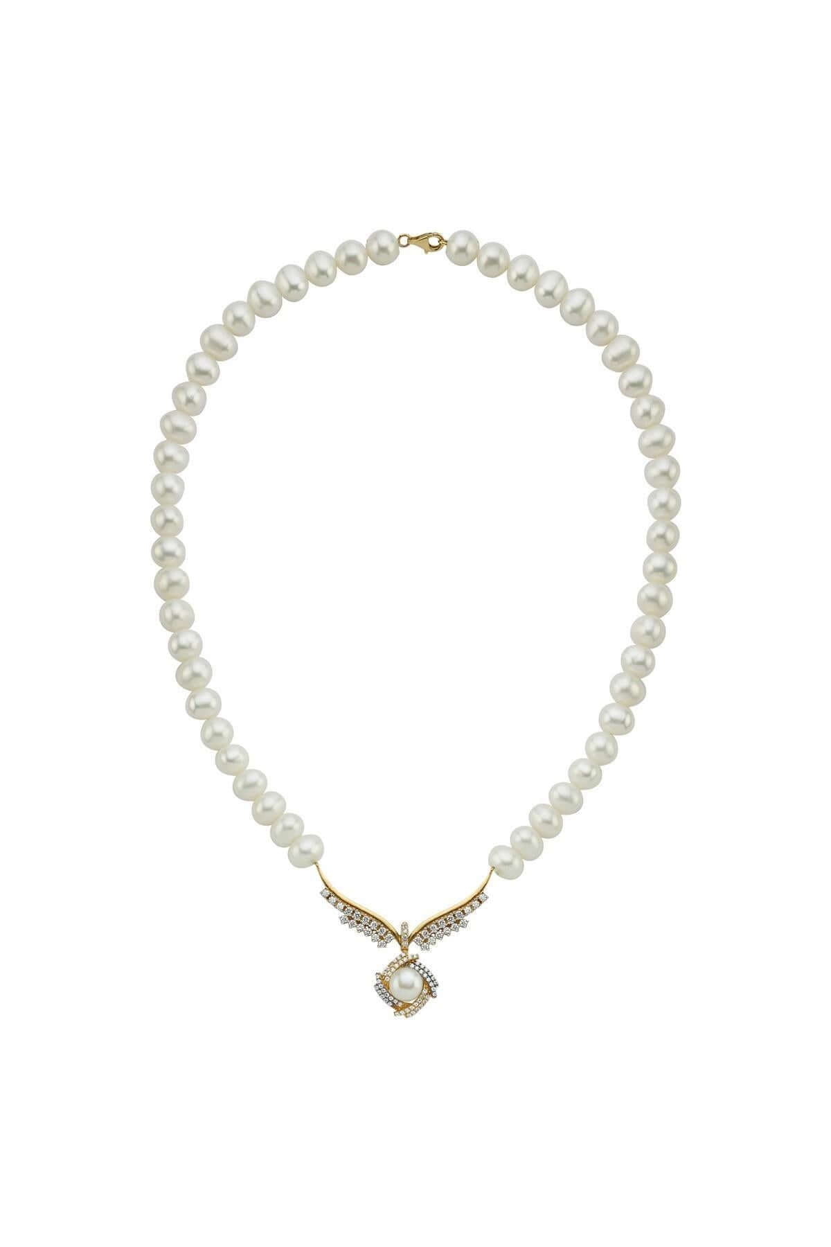 Rüzgar Gülü Doğal İnci Kolye | | Birinci1926