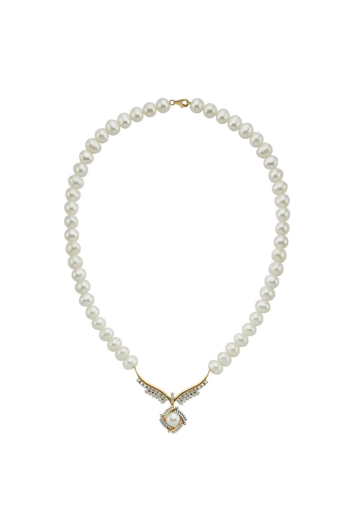 Rüzgar Gülü Doğal İnci Kolye | | Birinci1926