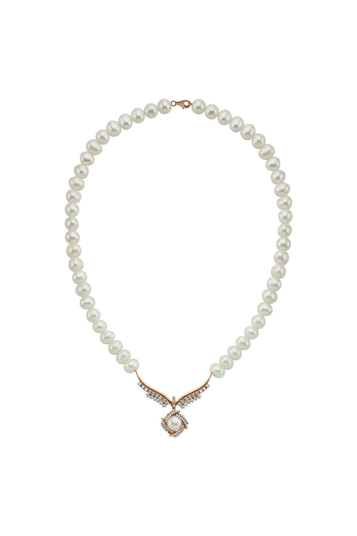 Rüzgar Gülü Doğal İnci Kolye | | Birinci1926