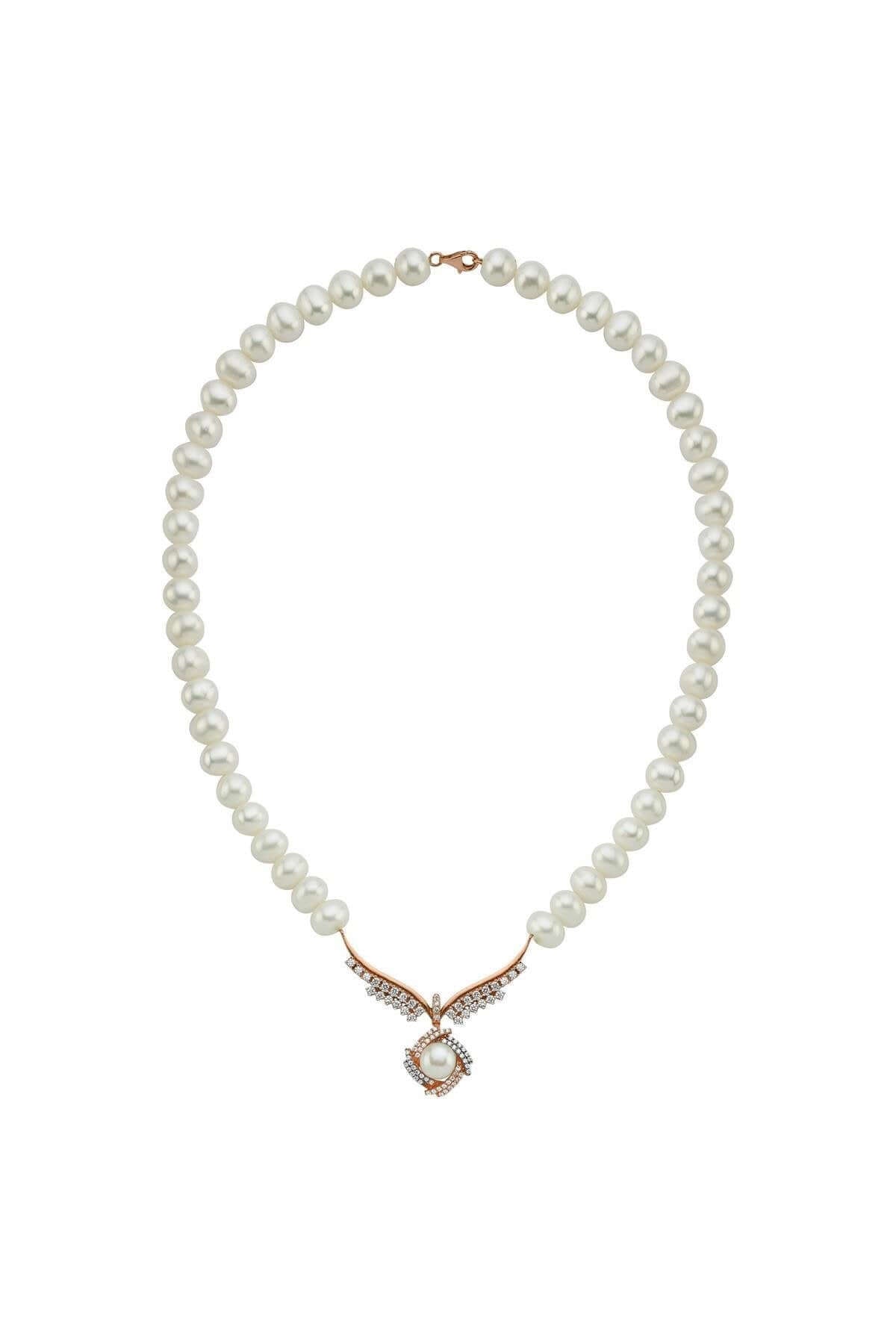 Rüzgar Gülü Doğal İnci Kolye | | Birinci1926