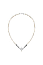 Üçgen Model Baget Taşlı Doğal İnci Kolye | | Birinci1926