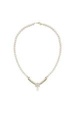 Üçgen Model Baget Taşlı Doğal İnci Kolye | | Birinci1926